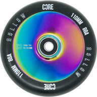 CORE Hollowcore V2 Kółka Do Hulajnogi Wyczynowej - Czarny/Tęczowy- ScootWorld