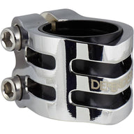 Longway Defender Double Zaciski do Hulajnogi Wyczynowej - Chrom- ScootWorld