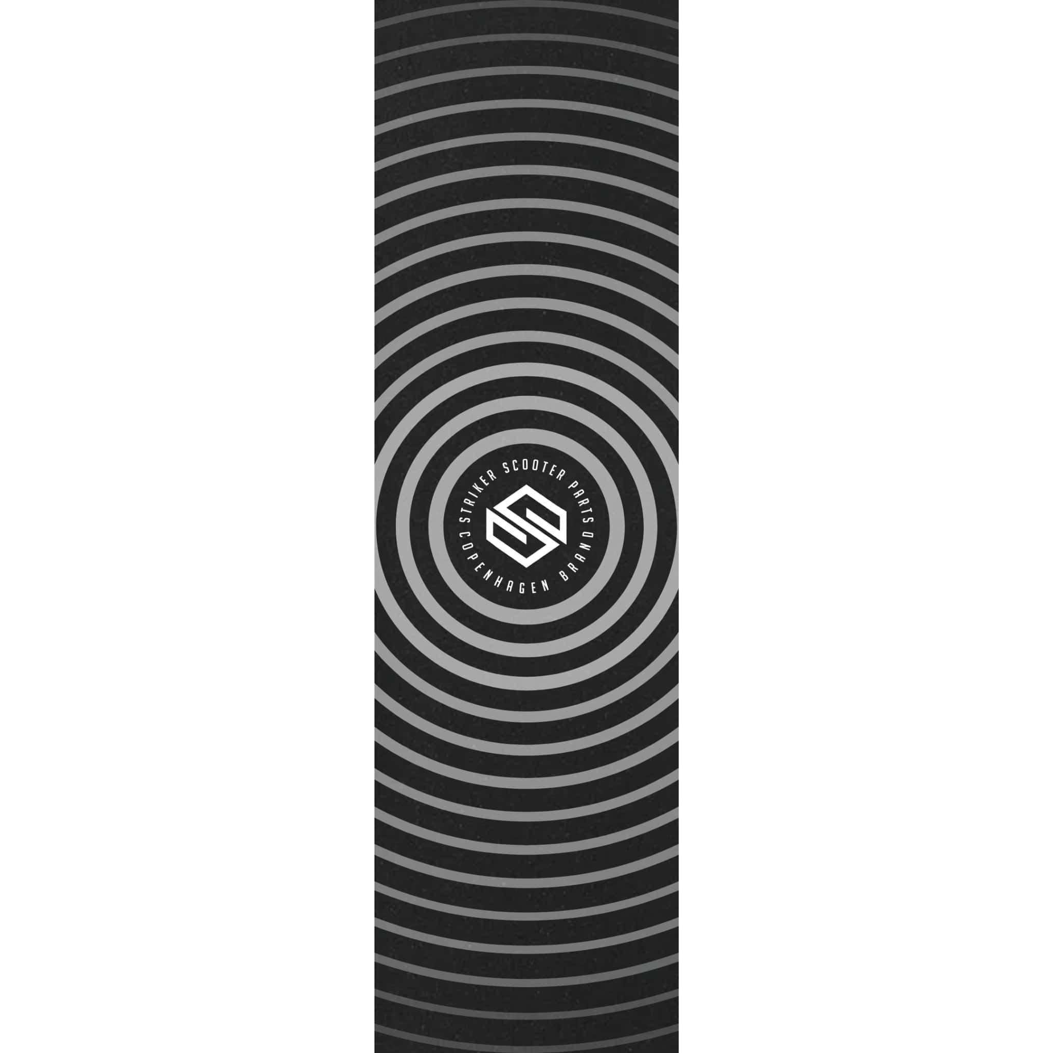 Striker 6.5" Griptape do hulajnogi wyczynowej - Rings Grey- ScootWorld