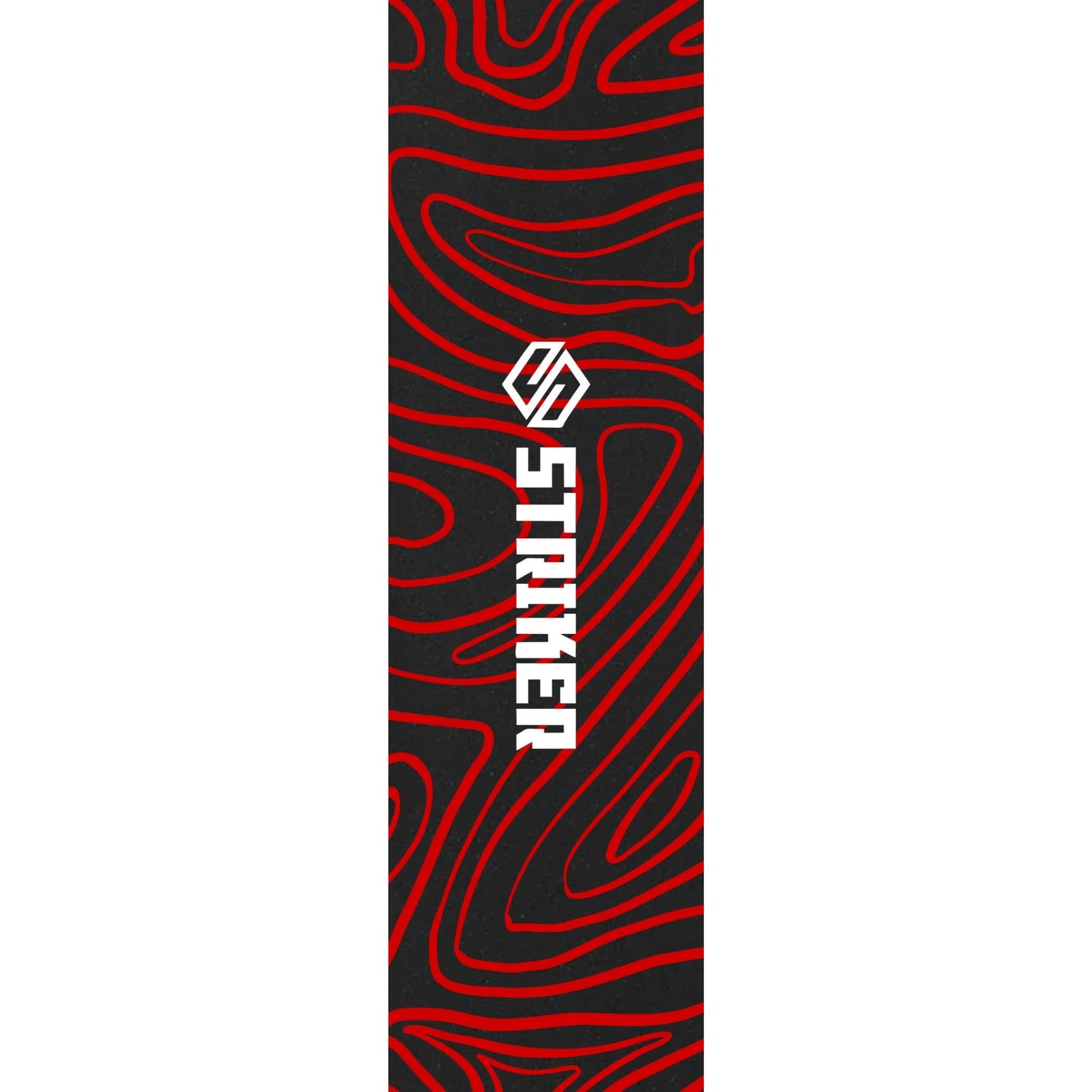 Striker 6.5" Griptape do hulajnogi wyczynowej - Topo Swirl Red- ScootWorld