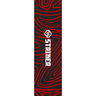 Striker 6.5" Griptape do hulajnogi wyczynowej - Topo Swirl Red- ScootWorld
