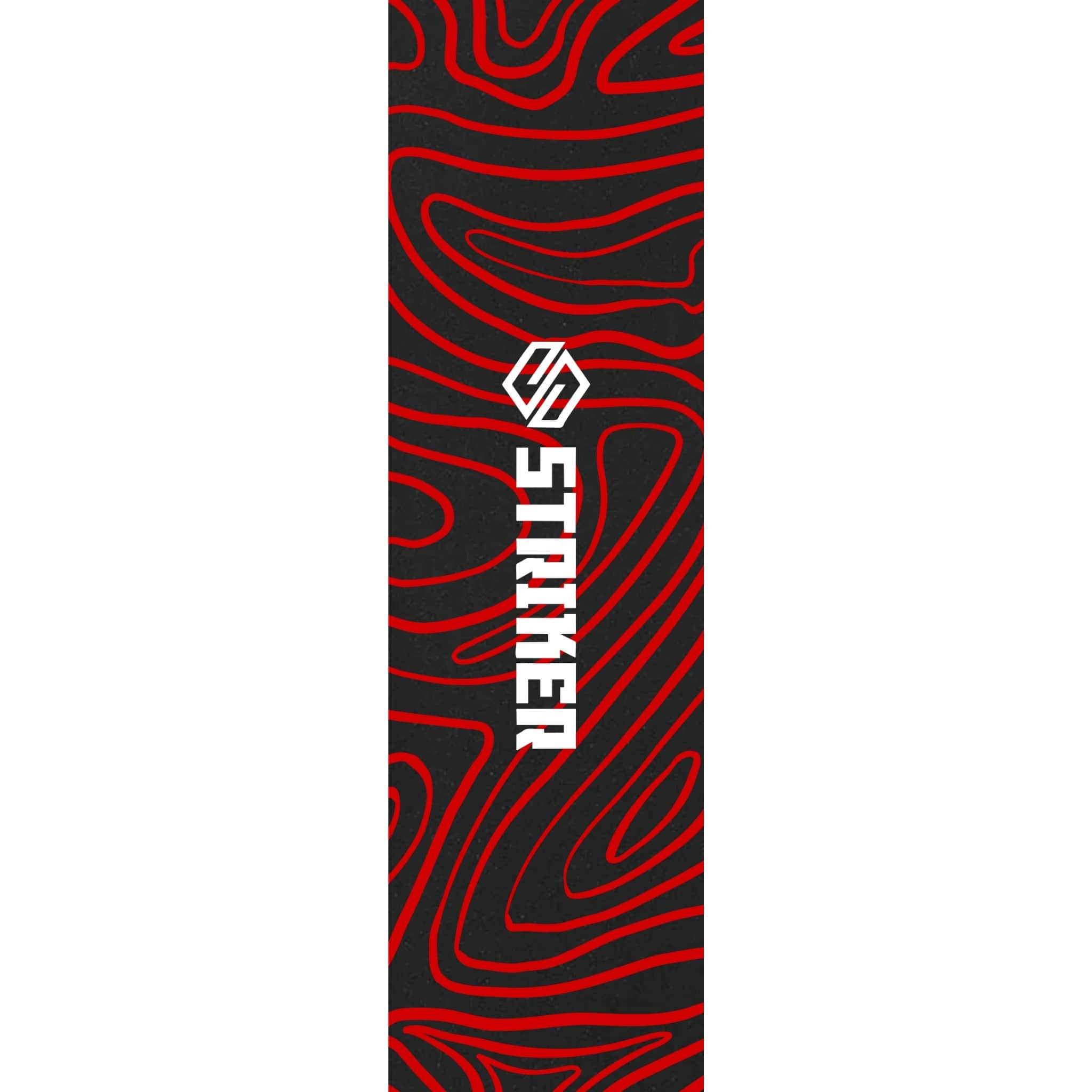 Striker 6.5" Griptape do hulajnogi wyczynowej - Topo Swirl Red- ScootWorld