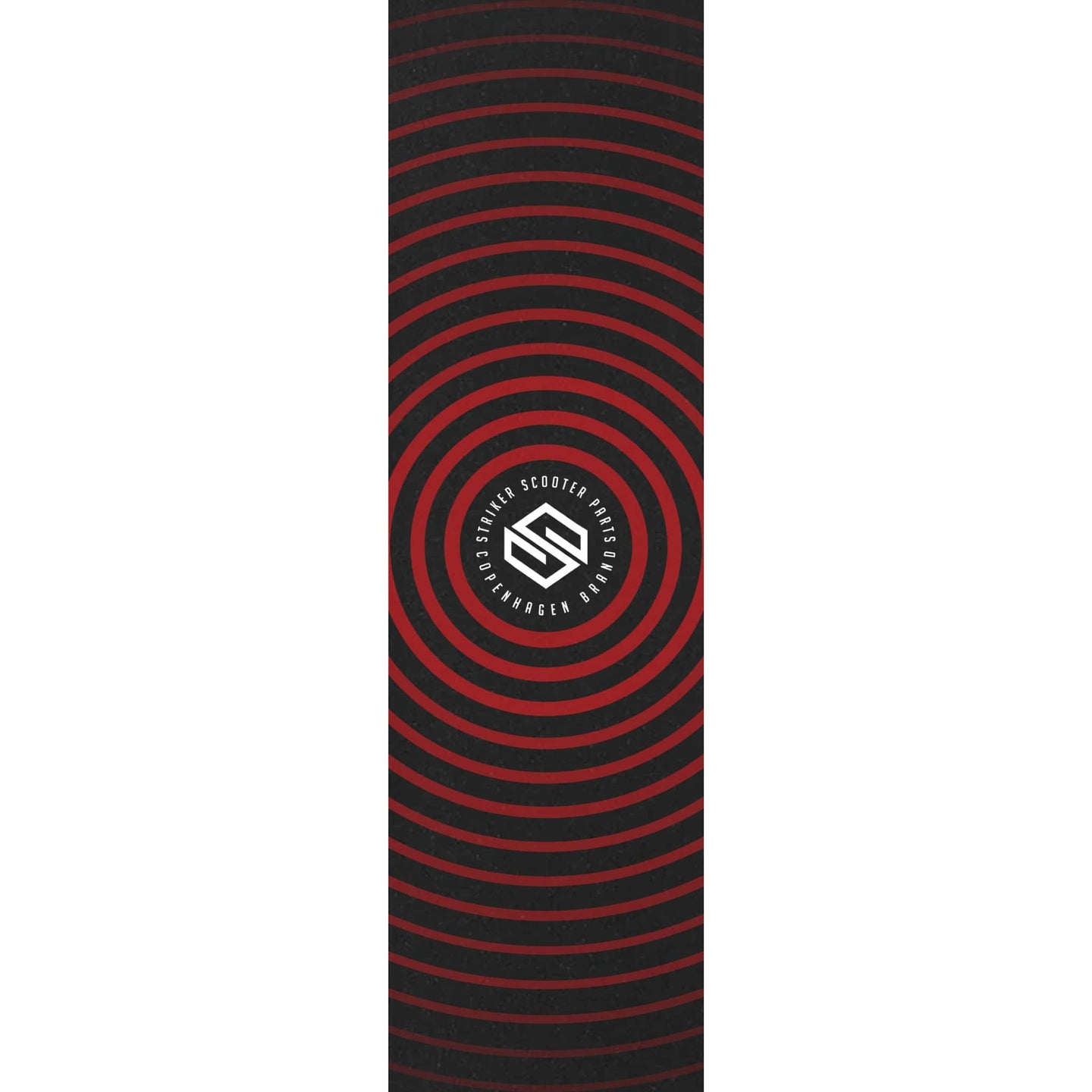 Striker 6.5" Griptape do hulajnogi wyczynowej - Rings Red- ScootWorld