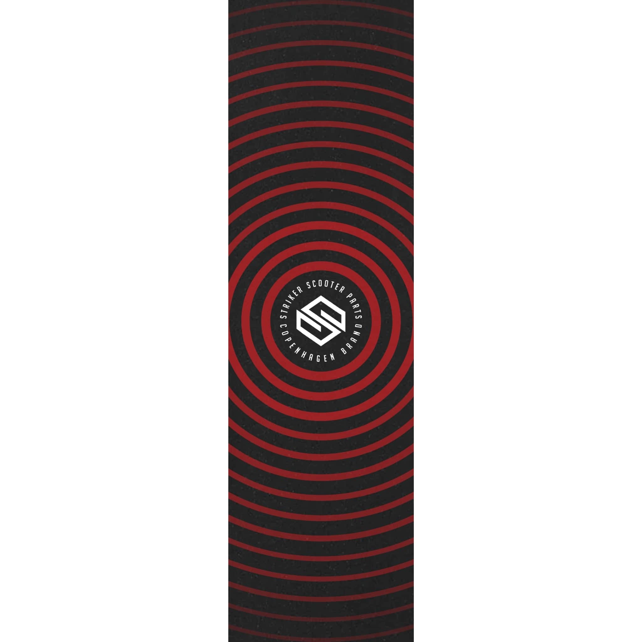 Striker 6.5" Griptape do hulajnogi wyczynowej - Rings Red- ScootWorld