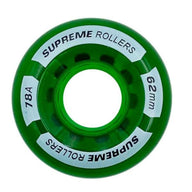 Kółka Supreme Rollers Quad 62mm/78A - Zielony- ScootWorld