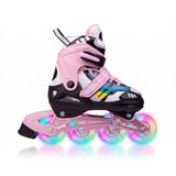 VENOR Ignite LED Rolki - Czarny/Różowy- ScootWorld