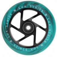 Striker Lux Spoked 110MM Kółka Do Hulajnogi Wyczynowej - Czarny/Turkusowy- ScootWorld