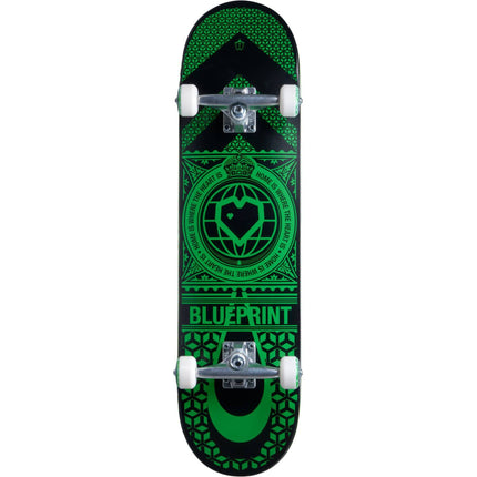 Blueprint Home Heart Deskorolka Klasyczna - Black/Green- ScootWorld