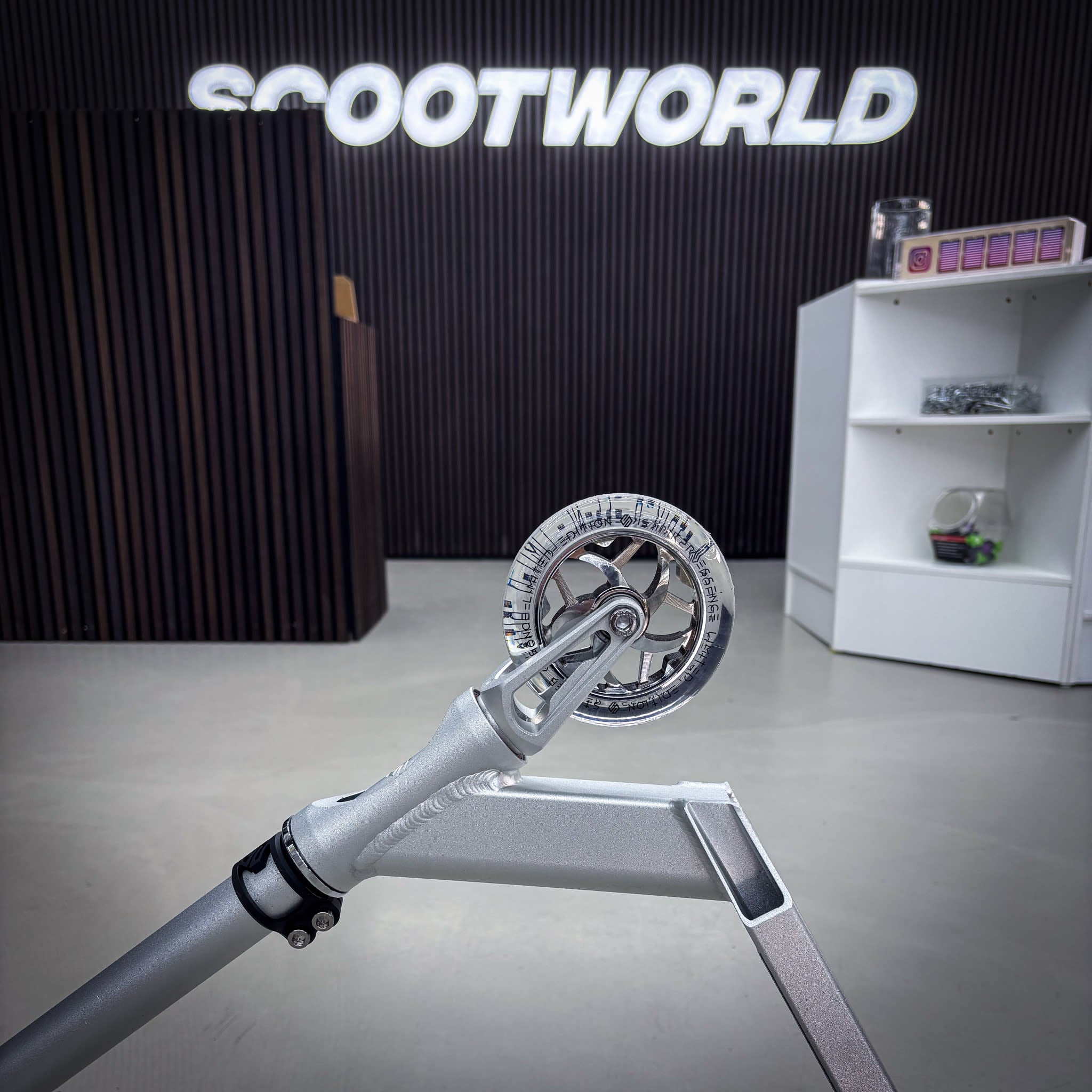 Striker Full Silver Custom Build - Silver- ScootWorld
