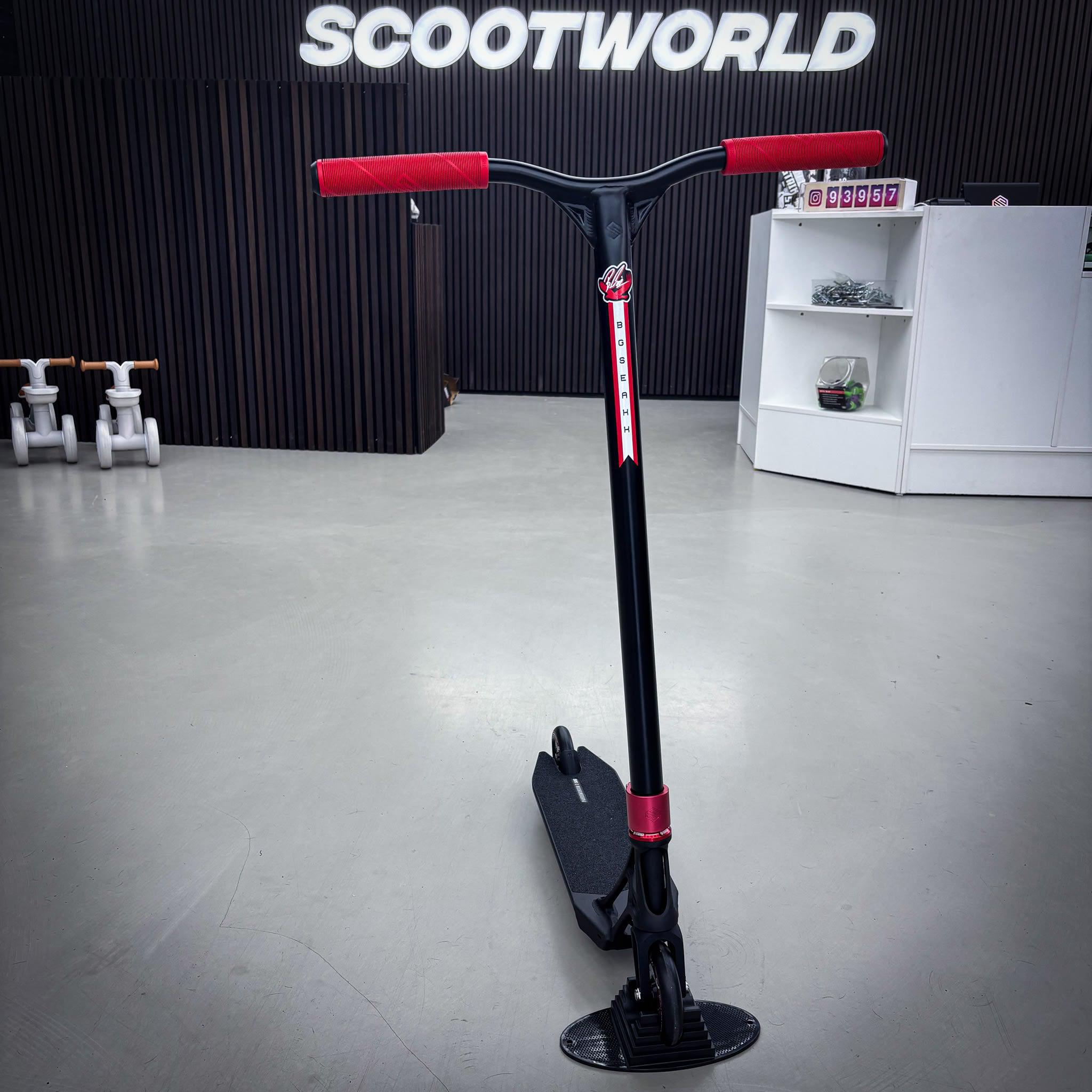 Striker Pandemonium Red/Black Custom Build - Black/Red- ScootWorld
