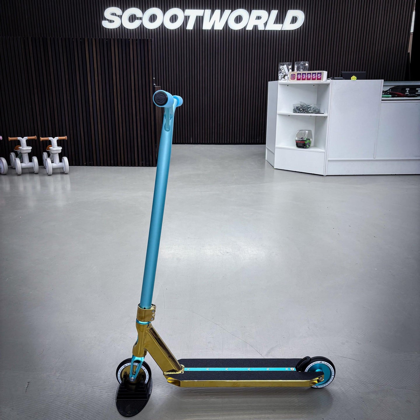 Striker Blue/Gold Custom Build - Blue/Gold- ScootWorld