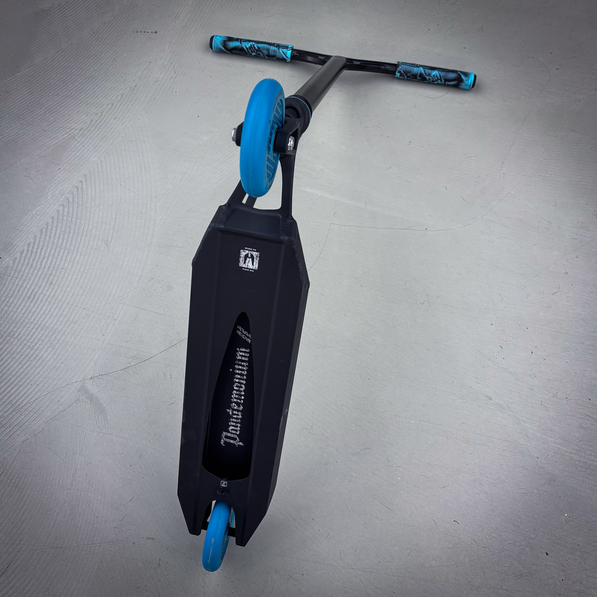 Striker Pandemonium Black/Teal Custom Build - Black/Teal- ScootWorld