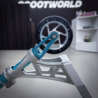 Striker Aether Silver/Teal Custom Build - Silver/Teal- ScootWorld