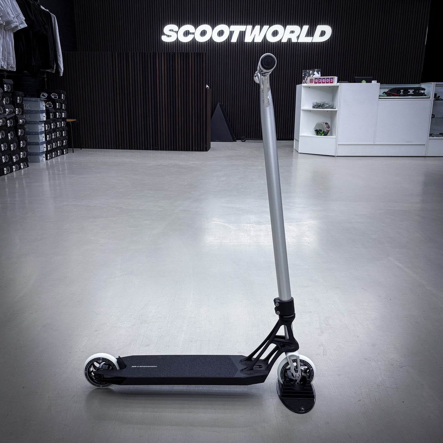 Striker Ethic Black/Silver Custom Build - Black/Silver- ScootWorld