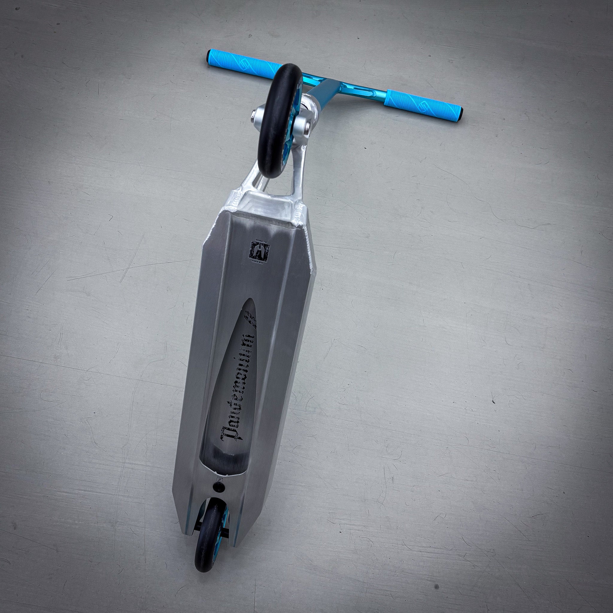 Striker Pande Teal/Silver Custom Build - Teal/Silver- ScootWorld
