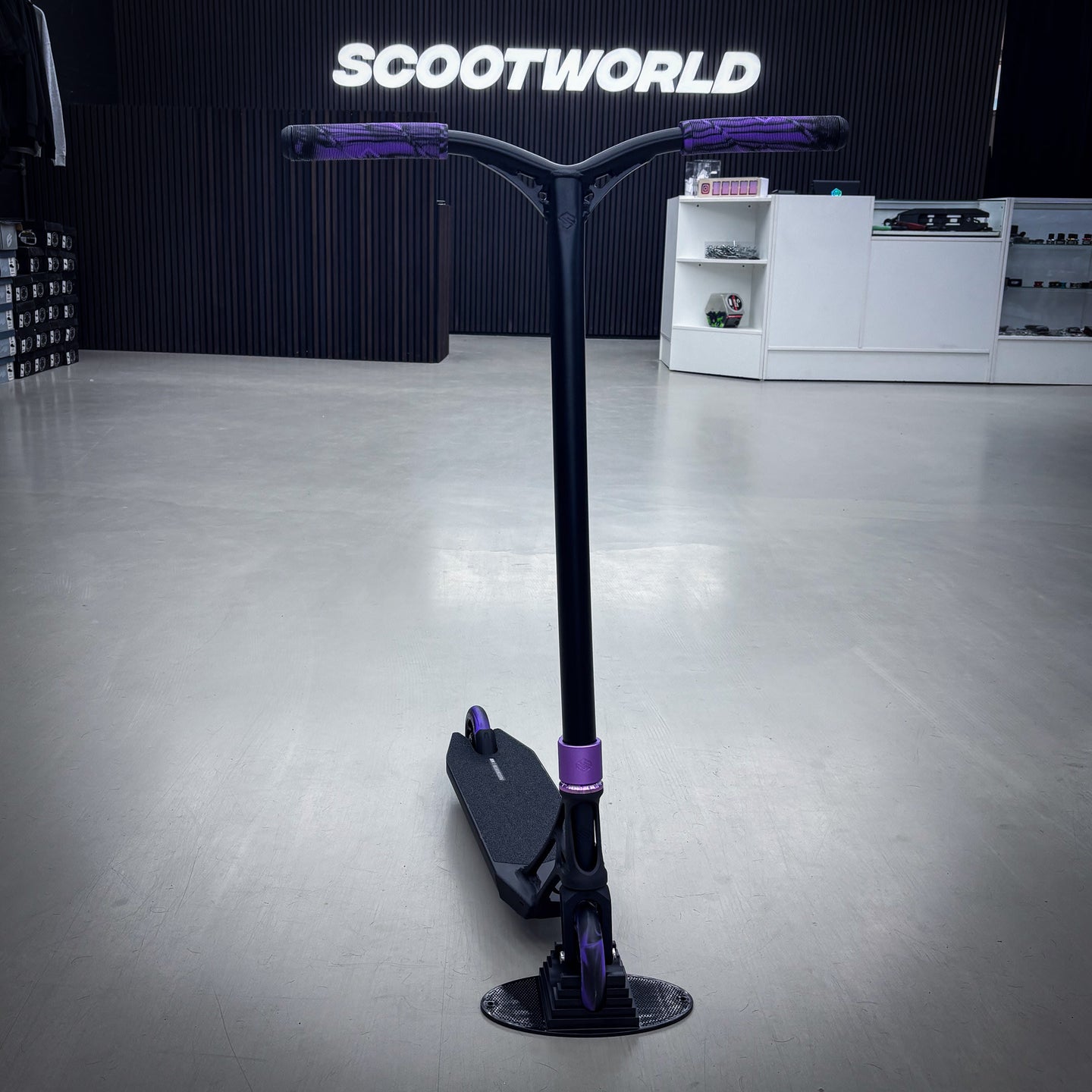 Striker Pande Black/Purple 500mm Custom Build - Black/Purple- ScootWorld