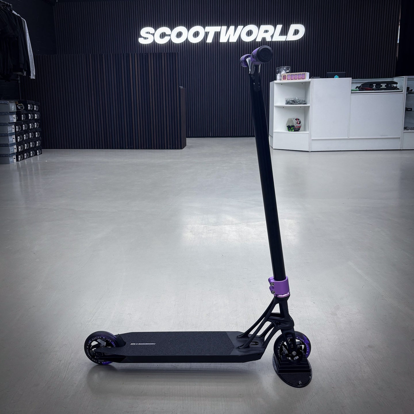 Striker Pande Black/Purple 500mm Custom Build - Black/Purple- ScootWorld