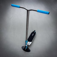Striker Titan Pande Silver Teal Custom Build - Silver/Teal- ScootWorld