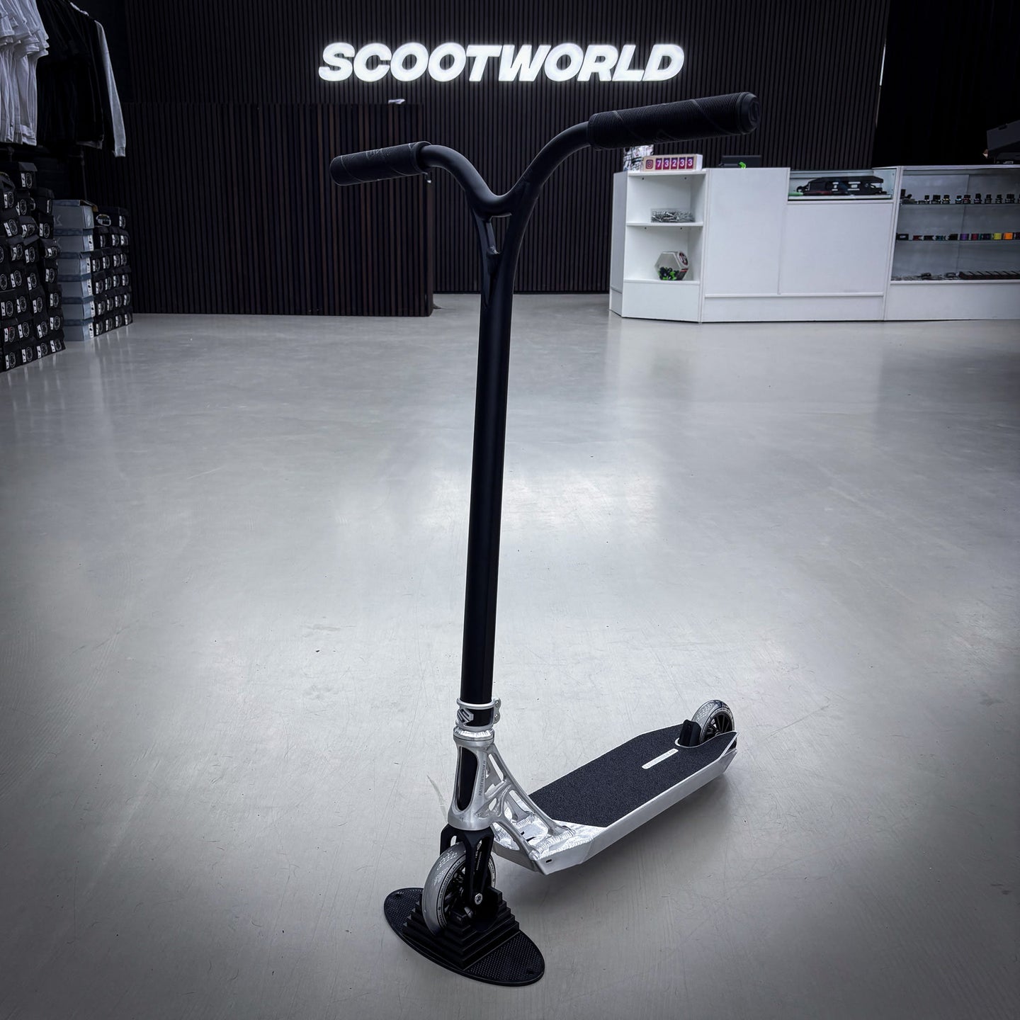 Ethic Pande Wolp Silver/Black Custom Build - Srebrny/Czarny- ScootWorld