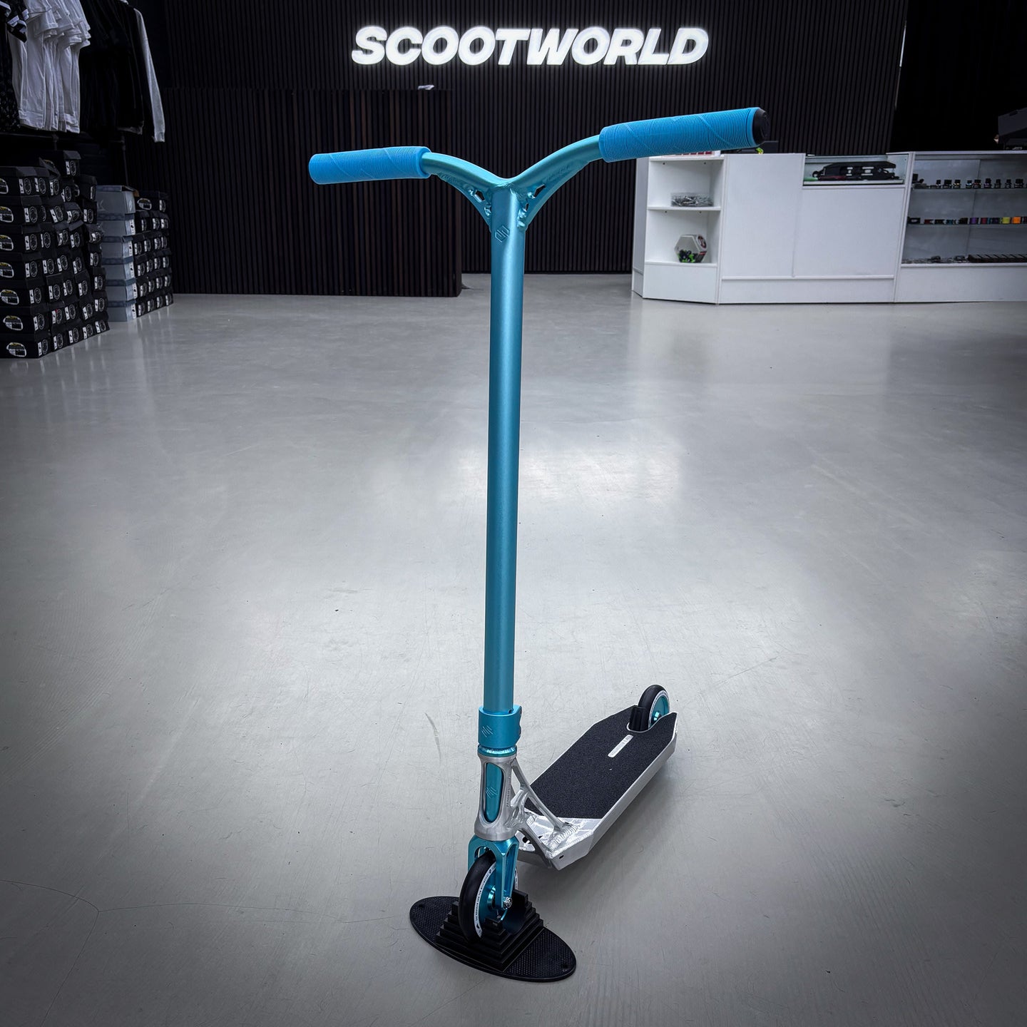 Striker Ethic Pande Silver/Teal Custom Build - Silver/Teal- ScootWorld