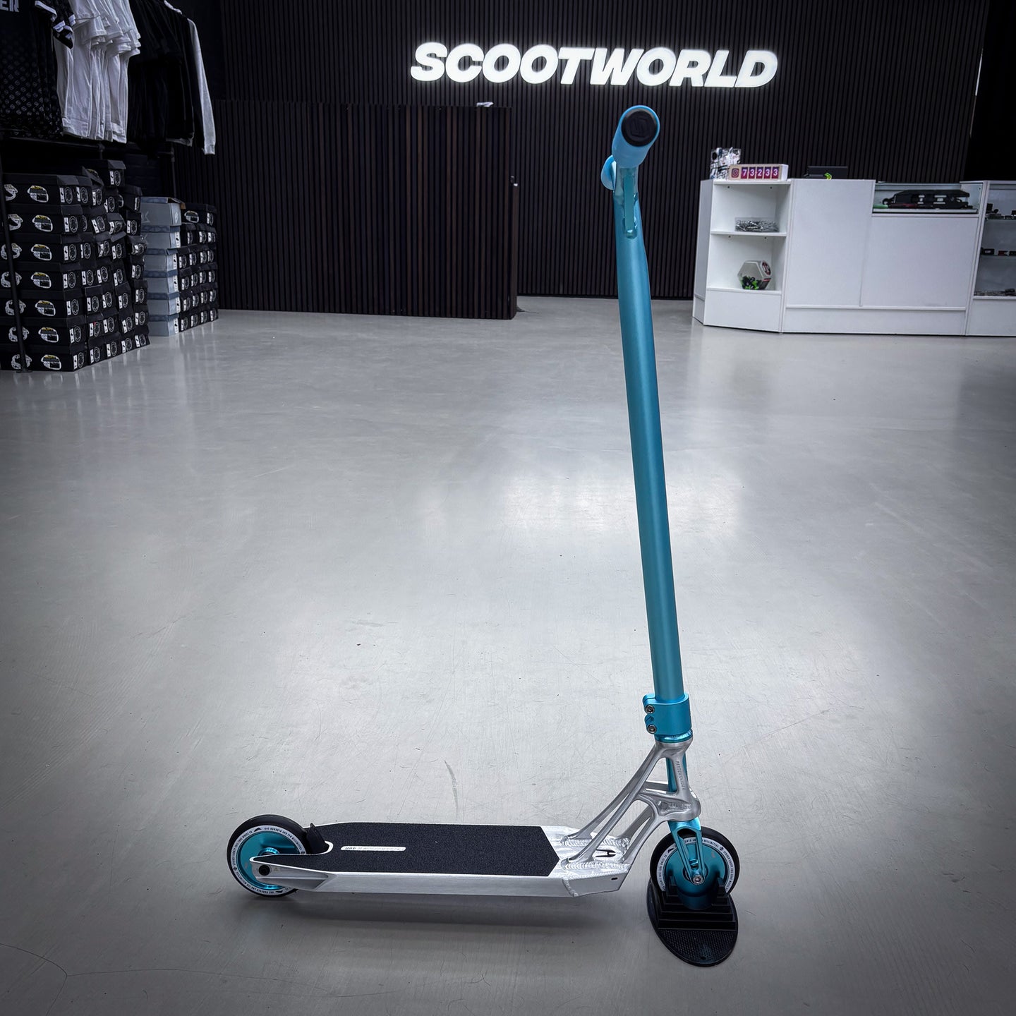 Striker Ethic Pande Silver/Teal Custom Build - Silver/Teal- ScootWorld