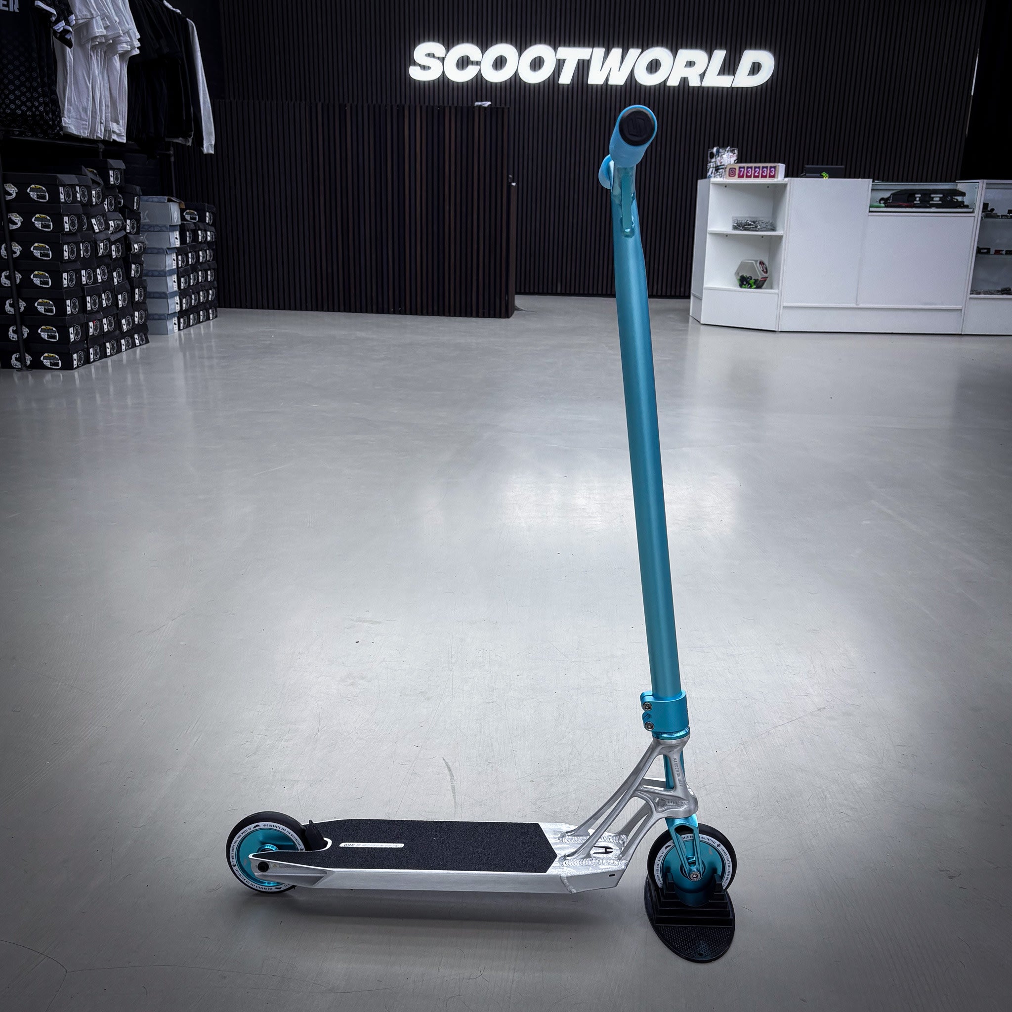 Striker Ethic Pande Silver/Teal Custom Build - Silver/Teal- ScootWorld