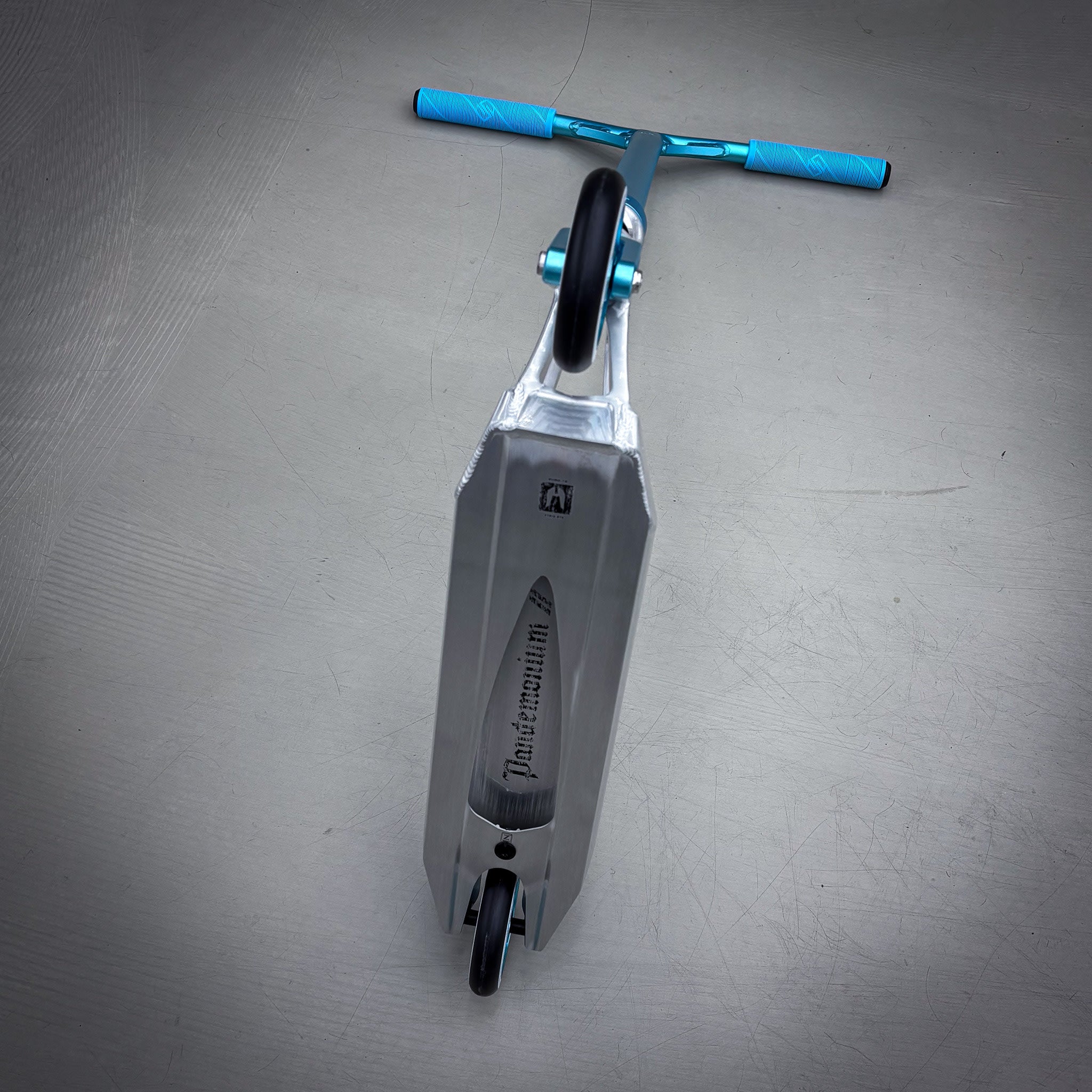 Striker Ethic Pande Silver/Teal Custom Build - Silver/Teal- ScootWorld