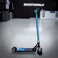 Striker Panda Freestyle Custom Build - Czarny/turkusowy/srebrny- ScootWorld
