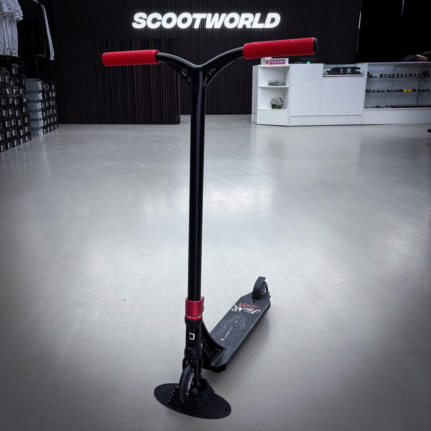 Striker Panda Freestyle Custom Build - Czarny/Czerwony- ScootWorld