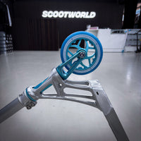 Striker Ethic 460mm Silver Teal Custom Build - Silver/Teal- ScootWorld