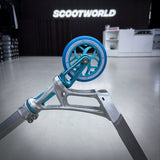 Striker Ethic 500mm Silver Teal Custom Build - Silver/Teal- ScootWorld