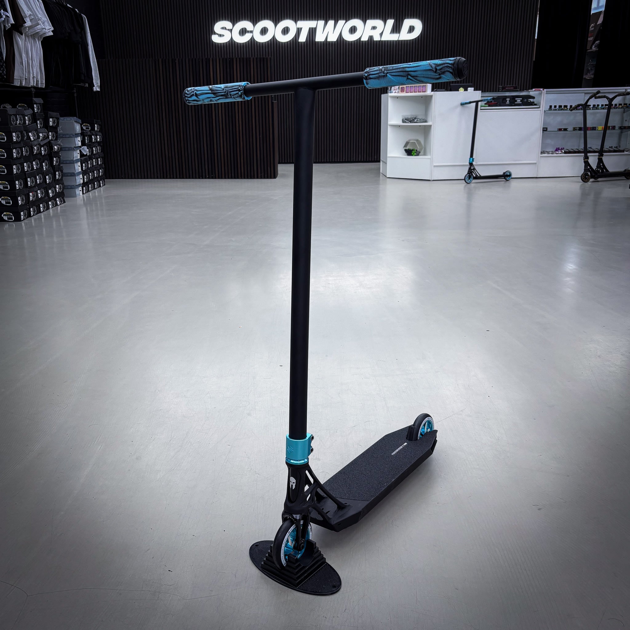 Striker Ethic 500mm Black Teal Custom Build - Czarny/Turkusowy- ScootWorld