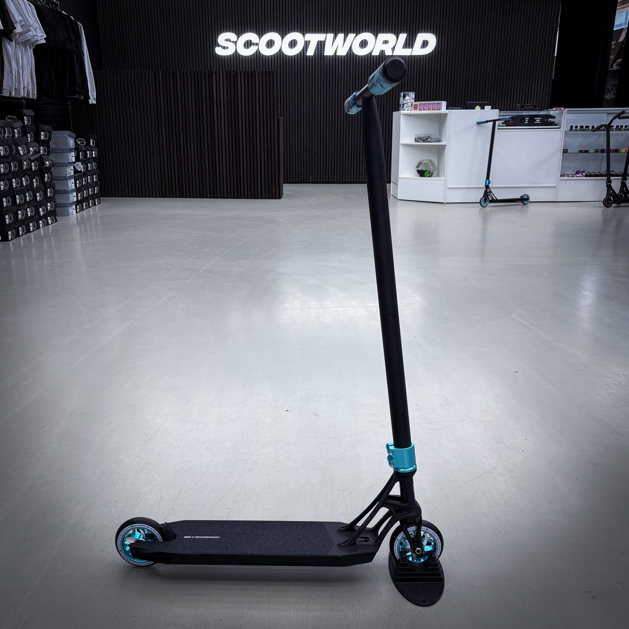 Striker Ethic 500mm Black Teal Custom Build - Czarny/Turkusowy- ScootWorld