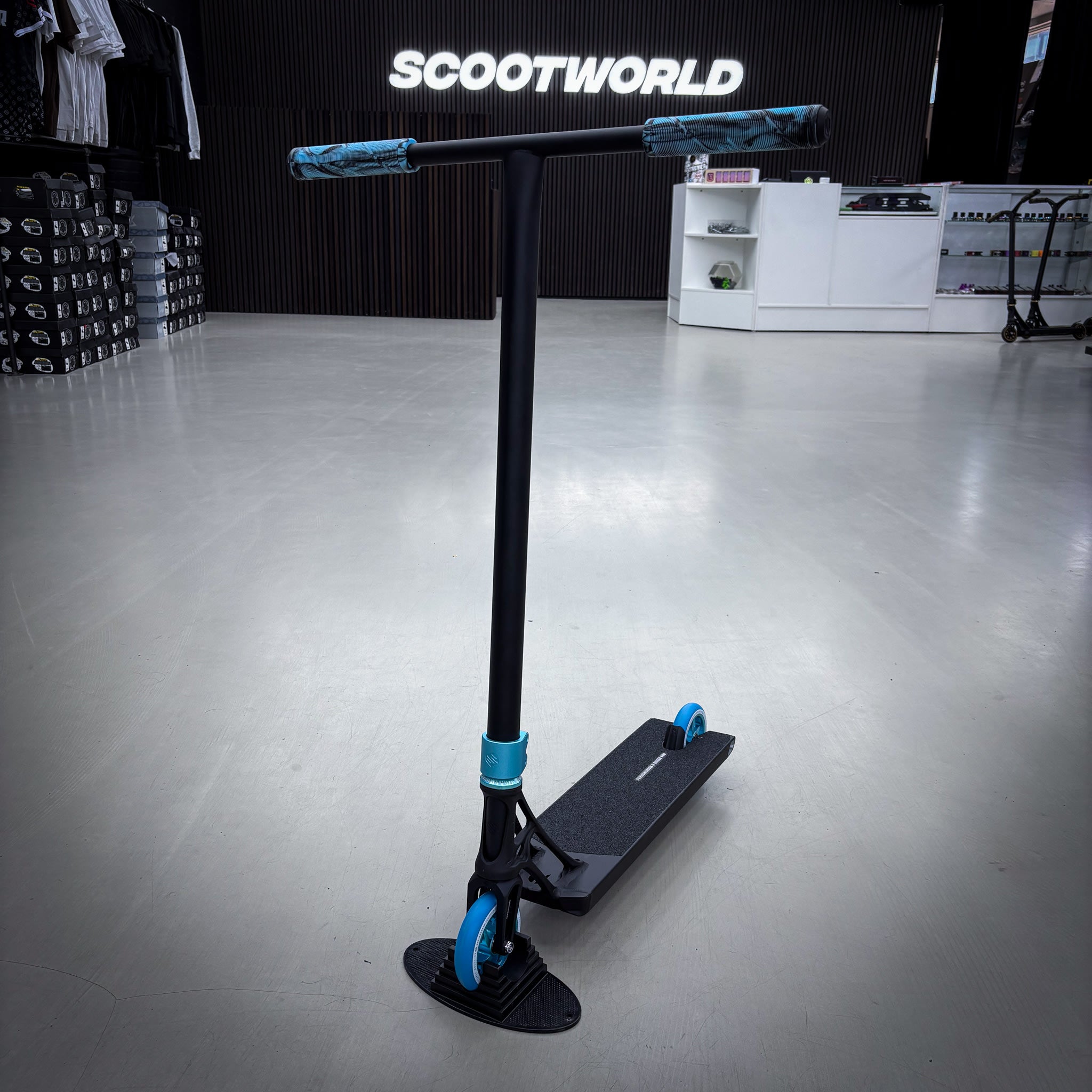 Striker Ethic 500mm BOXED Black Teal Custom Build - Czarny/Turkusowy- ScootWorld