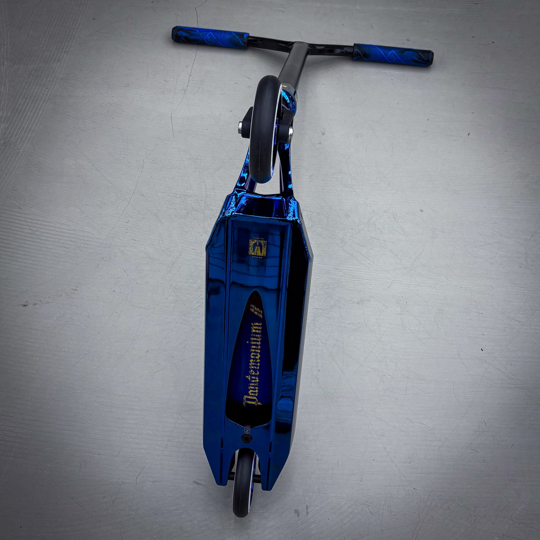 Striker Ethic Chrome Blue Custom Build - Niebieski/Czarny- ScootWorld