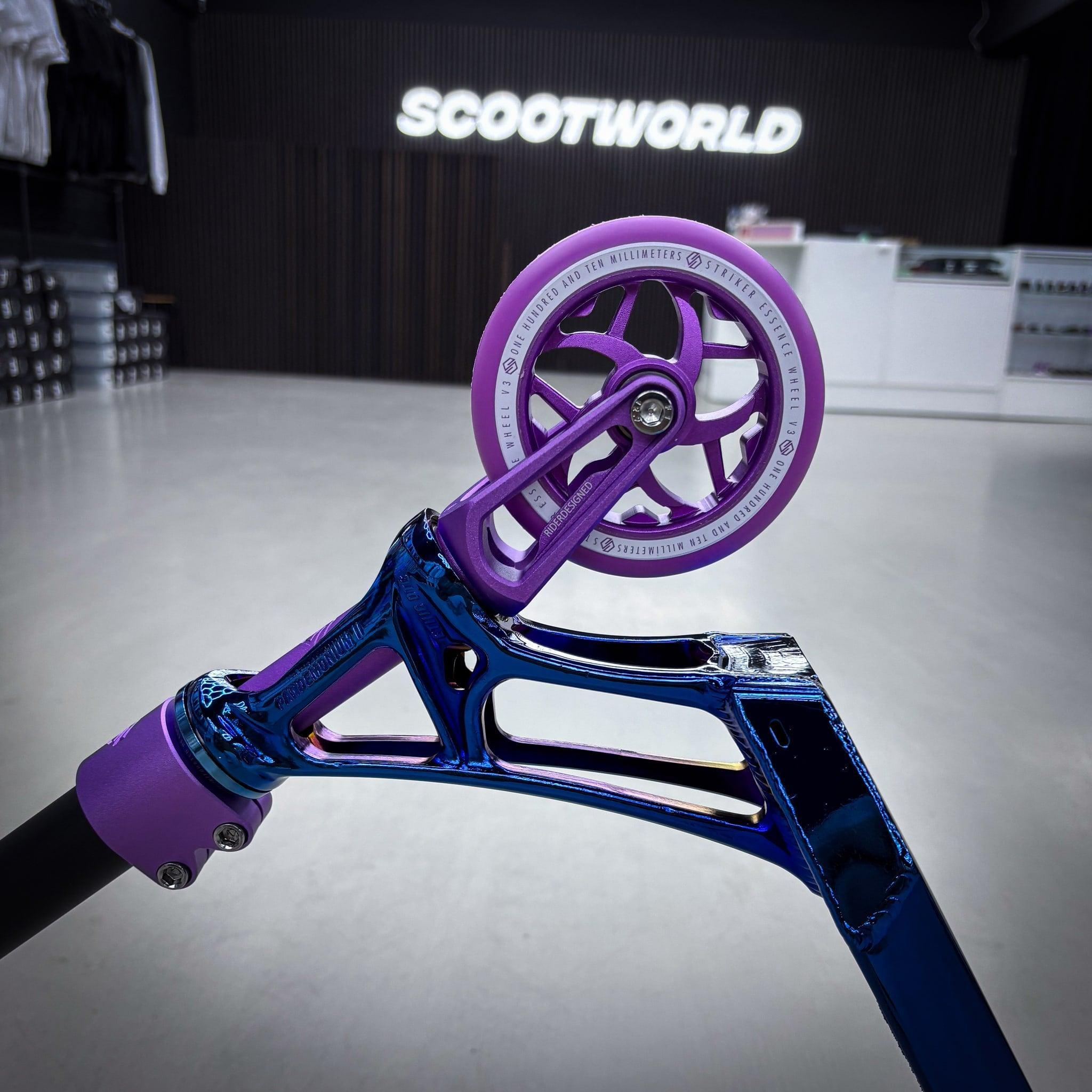Striker Ethic Blue/Purple 500 Custom Build - Czarny/niebieski/fioletowy- ScootWorld