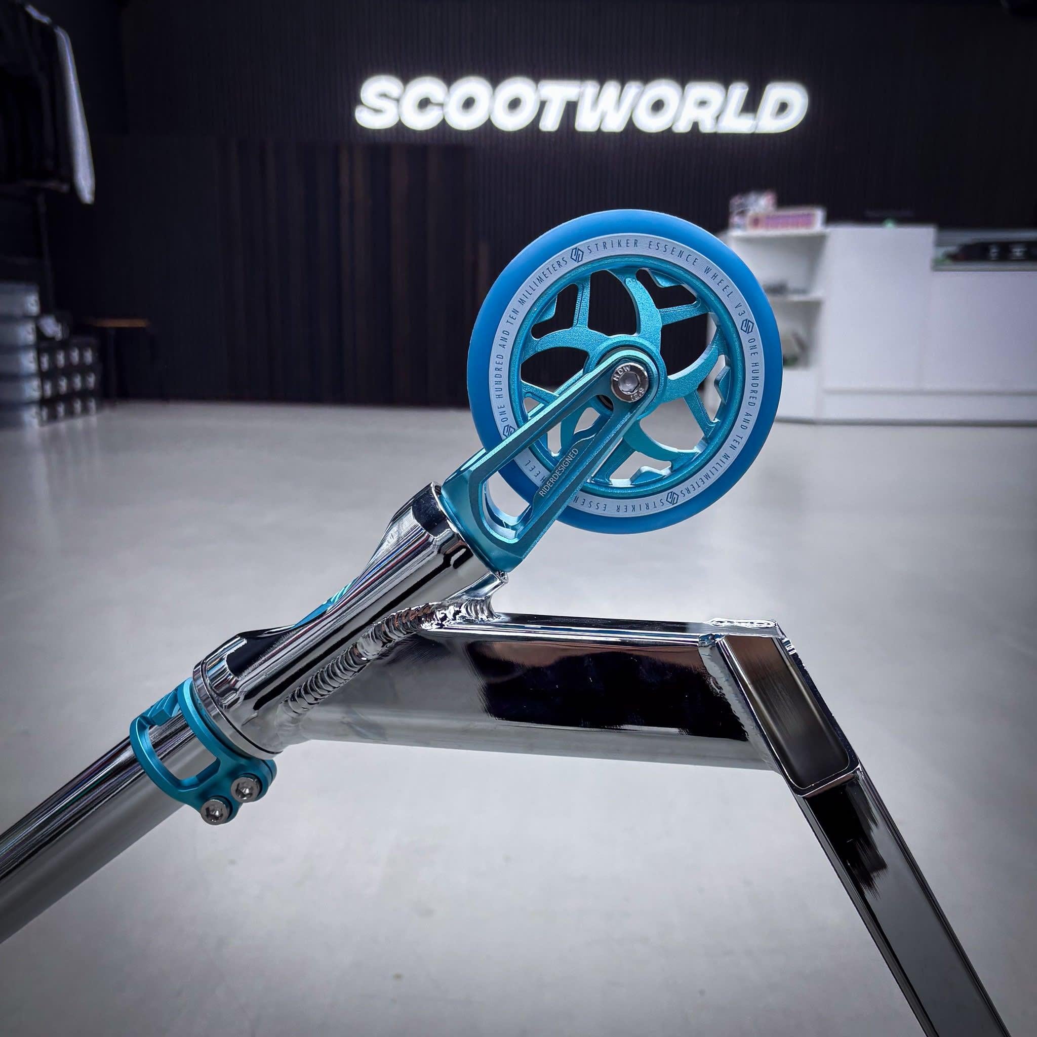 Striker Teal/Chrome Custom Build - Teal/Chrome- ScootWorld