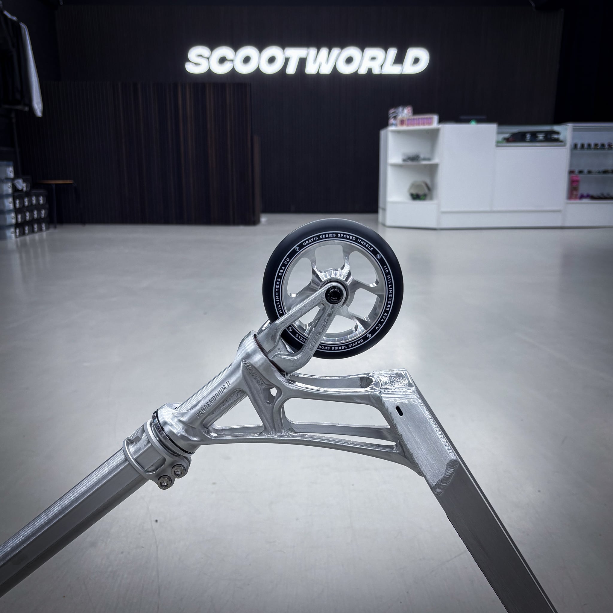 Ethic Silver Custom Build - Srebrny- ScootWorld