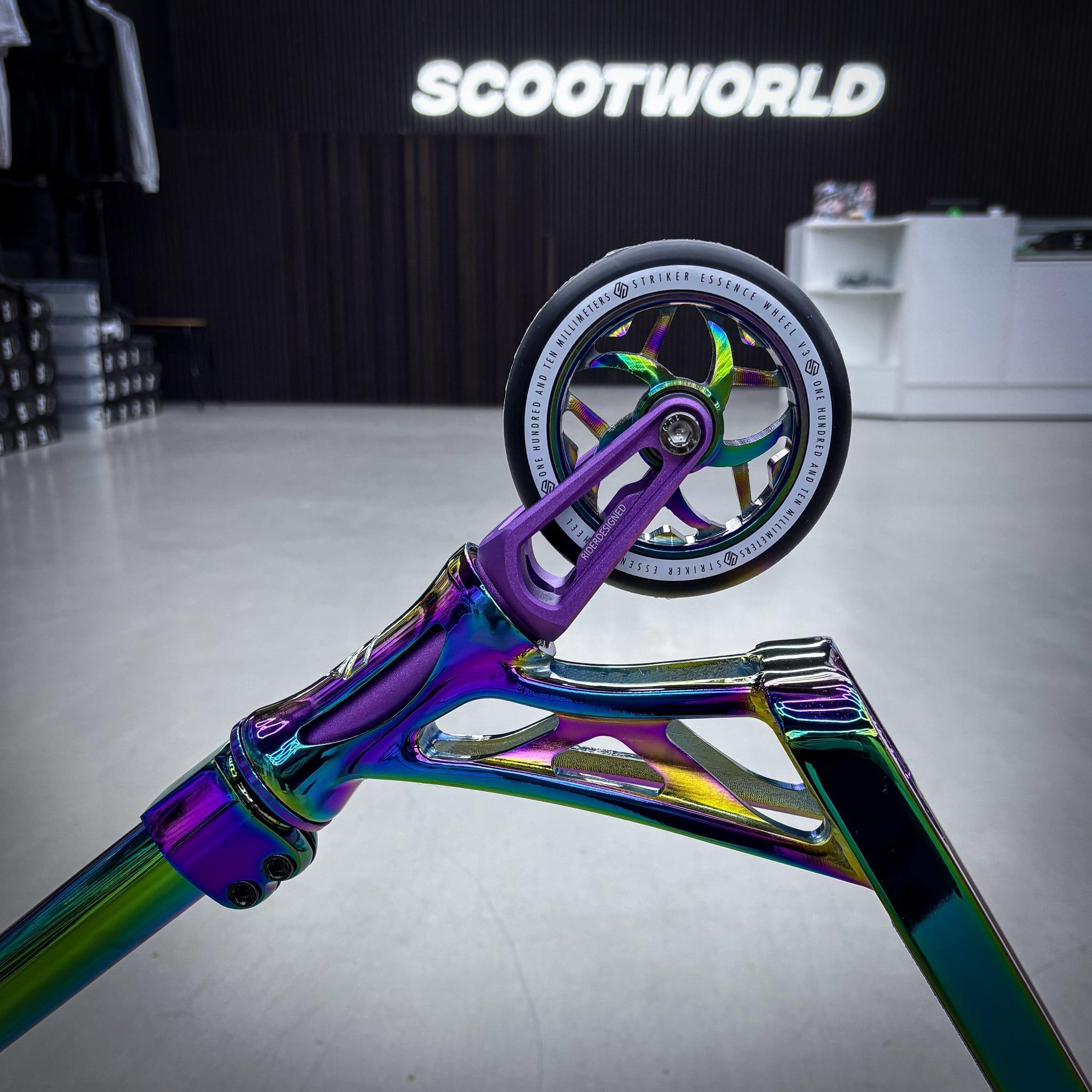 Striker Rainbow Custom Hulajnoga - Rainbow/Purple- ScootWorld