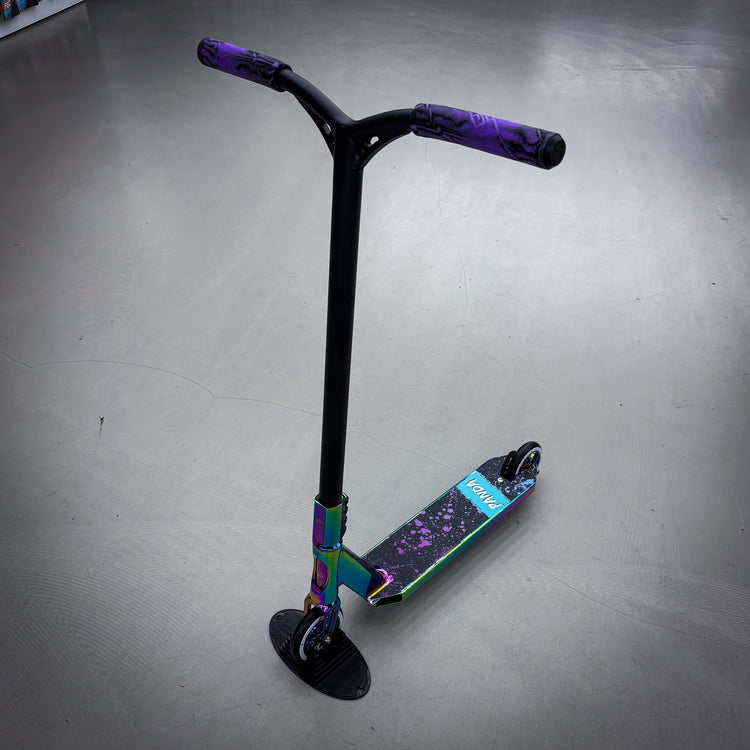 Striker Panda Rainbow Custom Løbehjul - Rainbow/Black-ScootWorld.dk