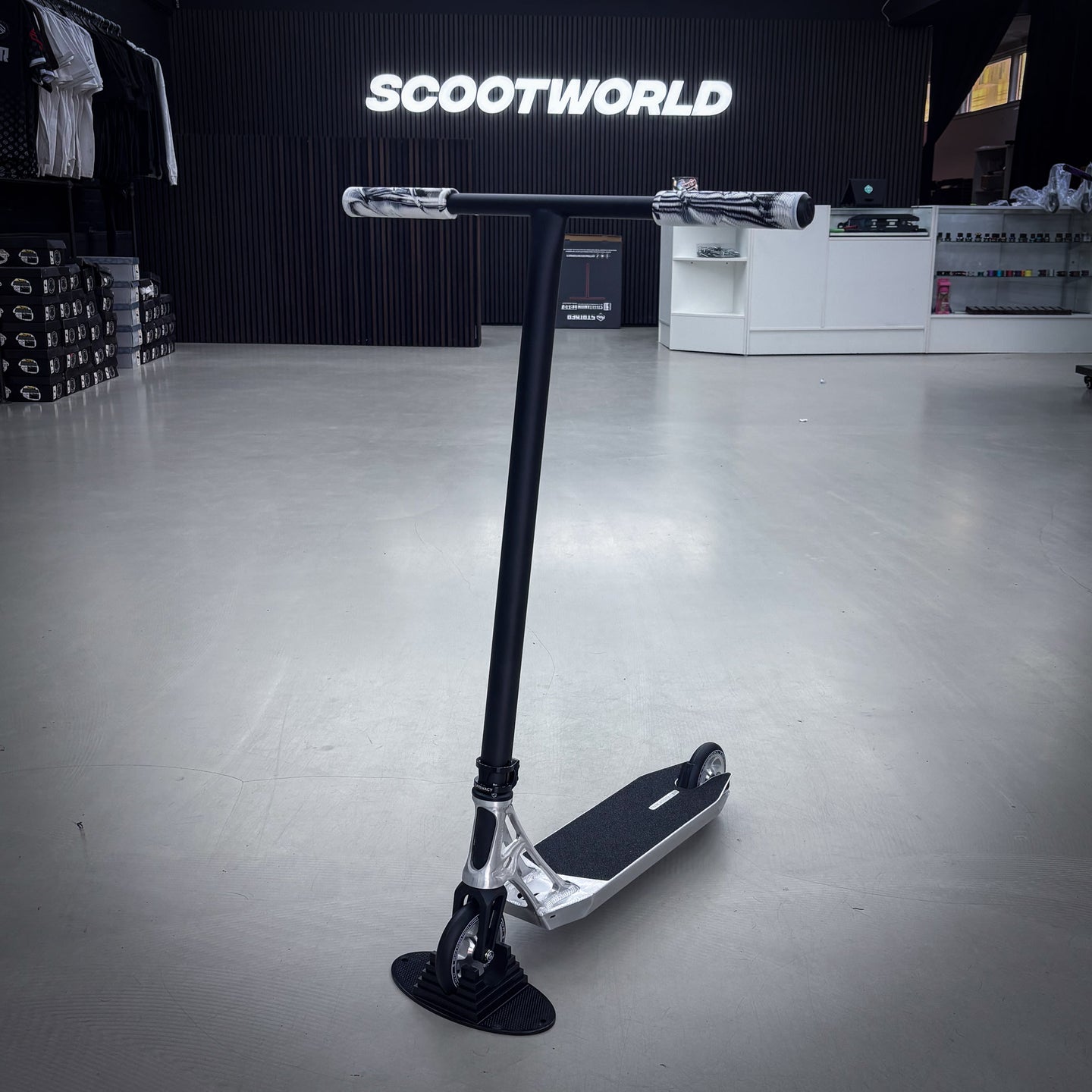 Striker Ethic Silver/Black Custom Hulajnoga - Srebrny/Czarny- ScootWorld