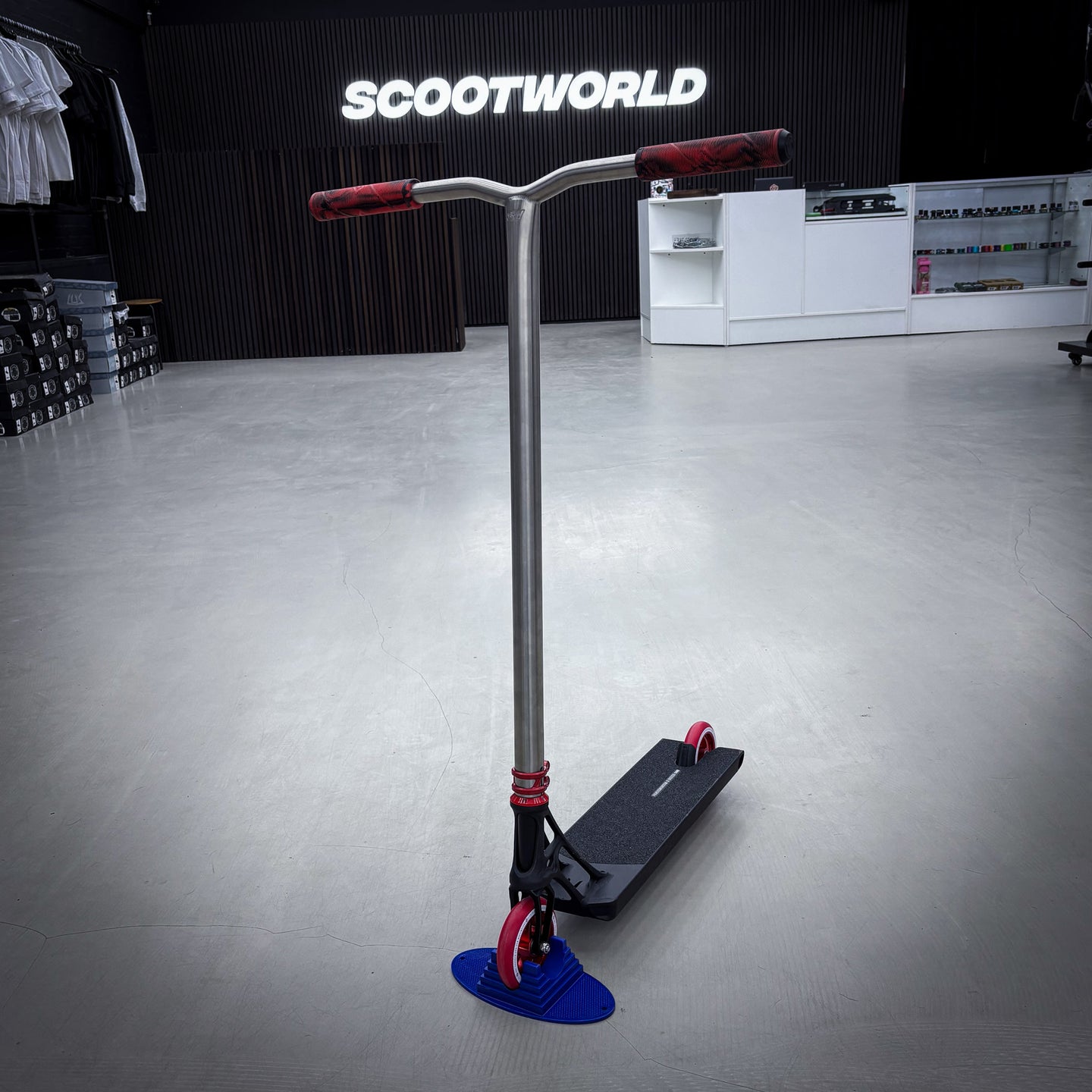 Striker Ethic Pande Boxed Custom Hulajnoga - Black/Red/Raw- ScootWorld