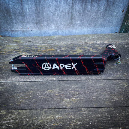 Apex ID Limited 4.5" Decki do Hulajnogi Wyczynowej - Black/Red Splash- ScootWorld