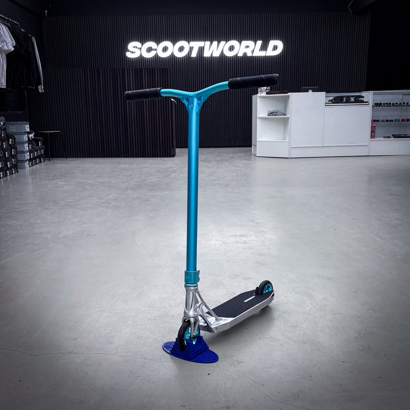 Striker Ethic Pande Raw/Teal Custom Hulajnoga - Surowy/Turkusowy- ScootWorld