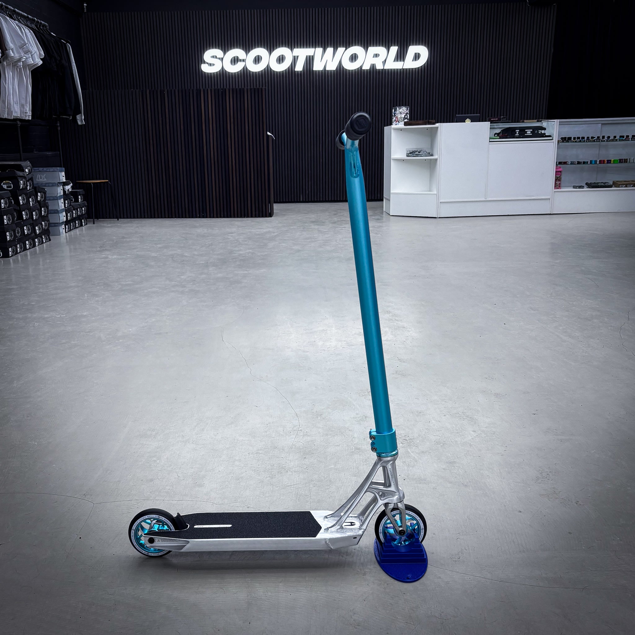 Striker Pande Raw/Teal Essence Custom Hulajnoga - Surowy/Turkusowy- ScootWorld