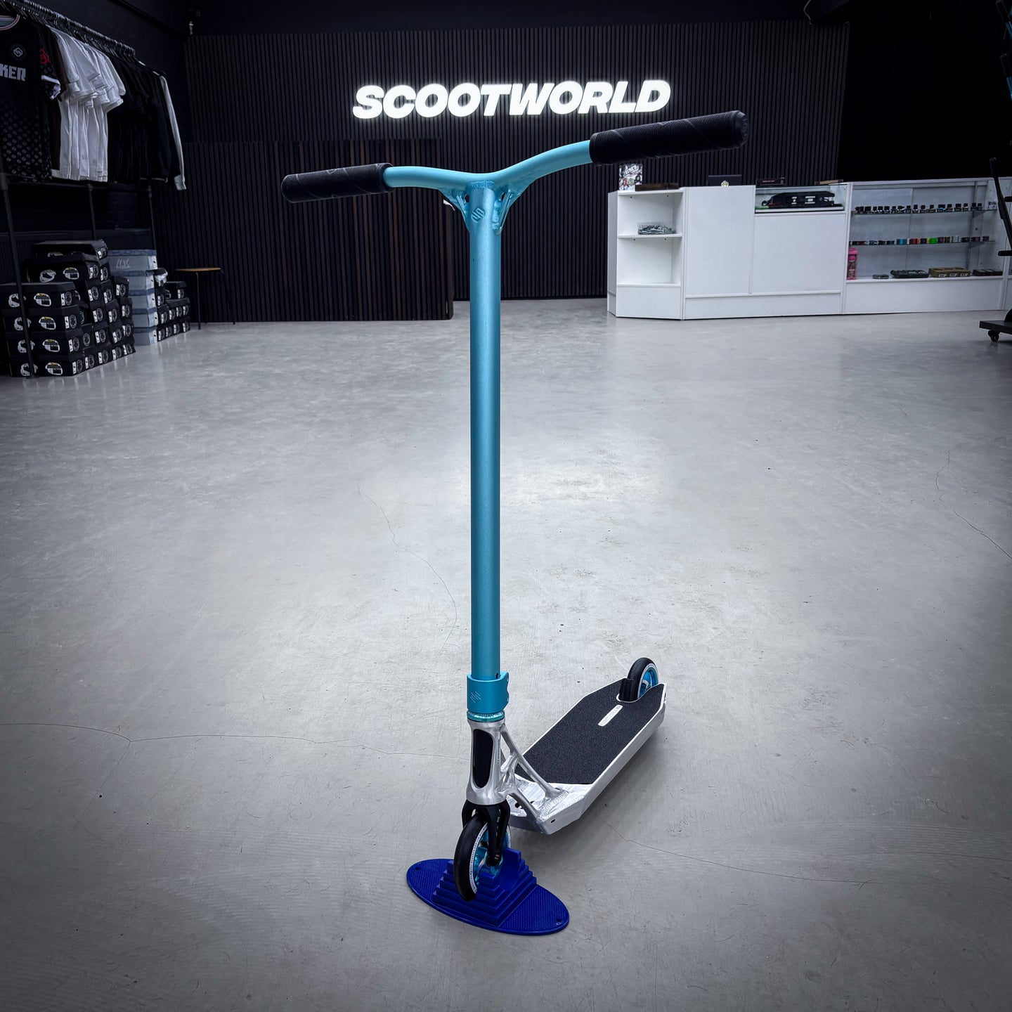 Striker Pande Raw/Teal/Black Custom Hulajnoga - Raw/Teal/Black- ScootWorld