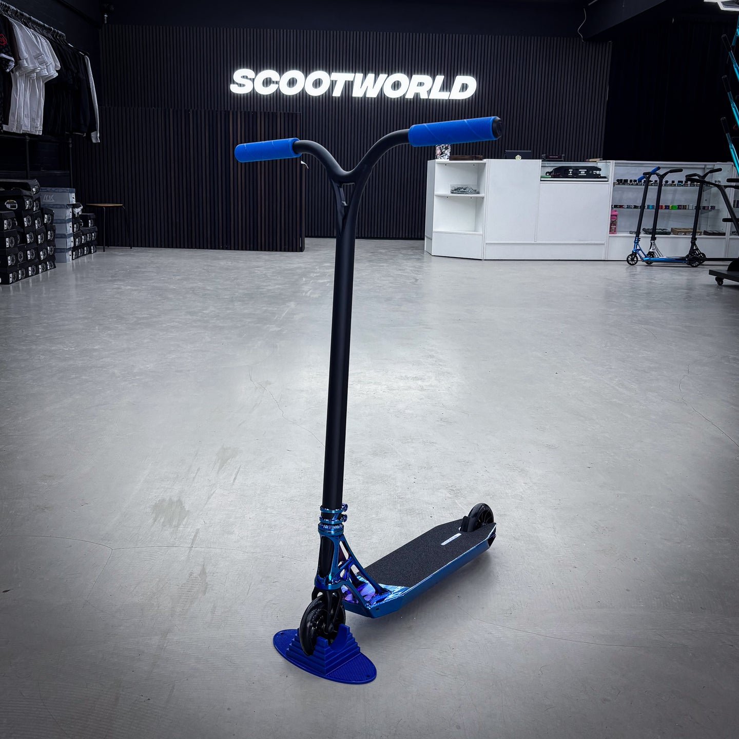 Ethic Blue Chrome Wolp Custom Hulajnoga - Niebieski chrom- ScootWorld