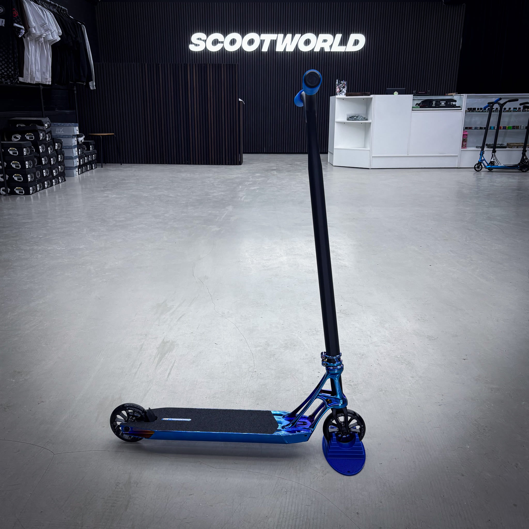 Ethic Blue Chrome Wolp Custom Hulajnoga - Niebieski chrom- ScootWorld