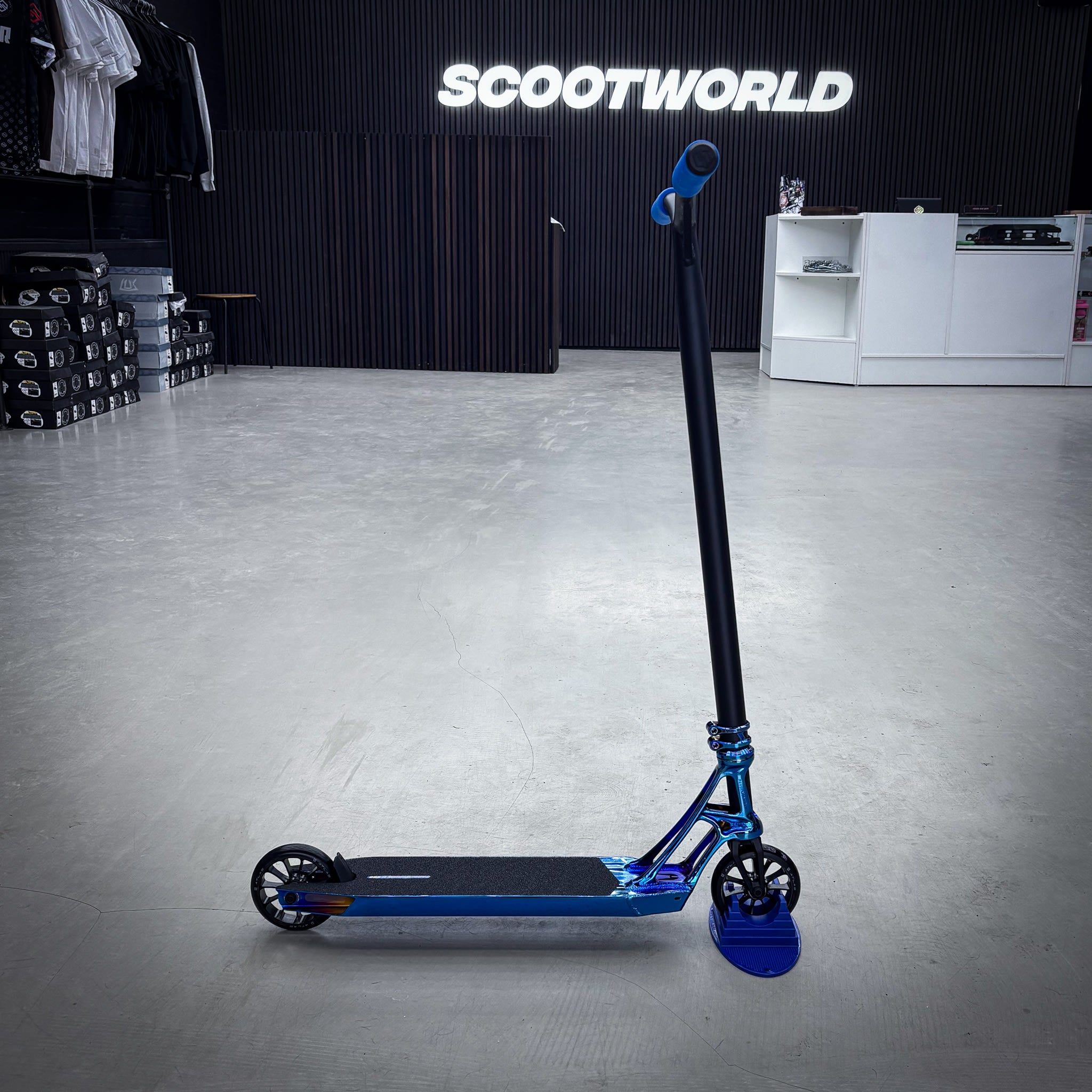 Ethic Blue Chrome Lux Custom Hulajnoga - Niebieski chrom- ScootWorld