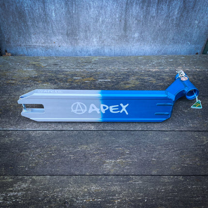 Apex ID Limited 4.5" Decki do Hulajnogi Wyczynowej - Blue/Silver 2- ScootWorld
